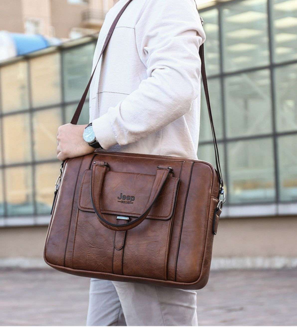 Cartable de Travail Imperméable & Élégant pour PC - ATELIER AMBRE