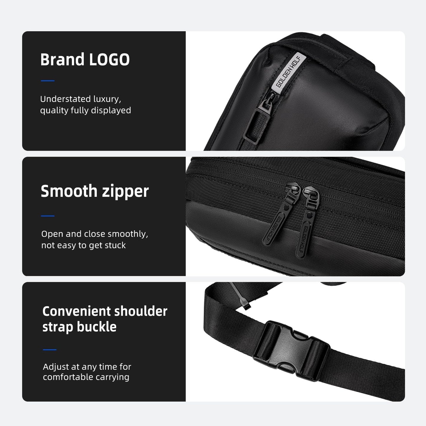 GOLDEN WOLF® | CROSSBODY ANTIVOL PREMIUM