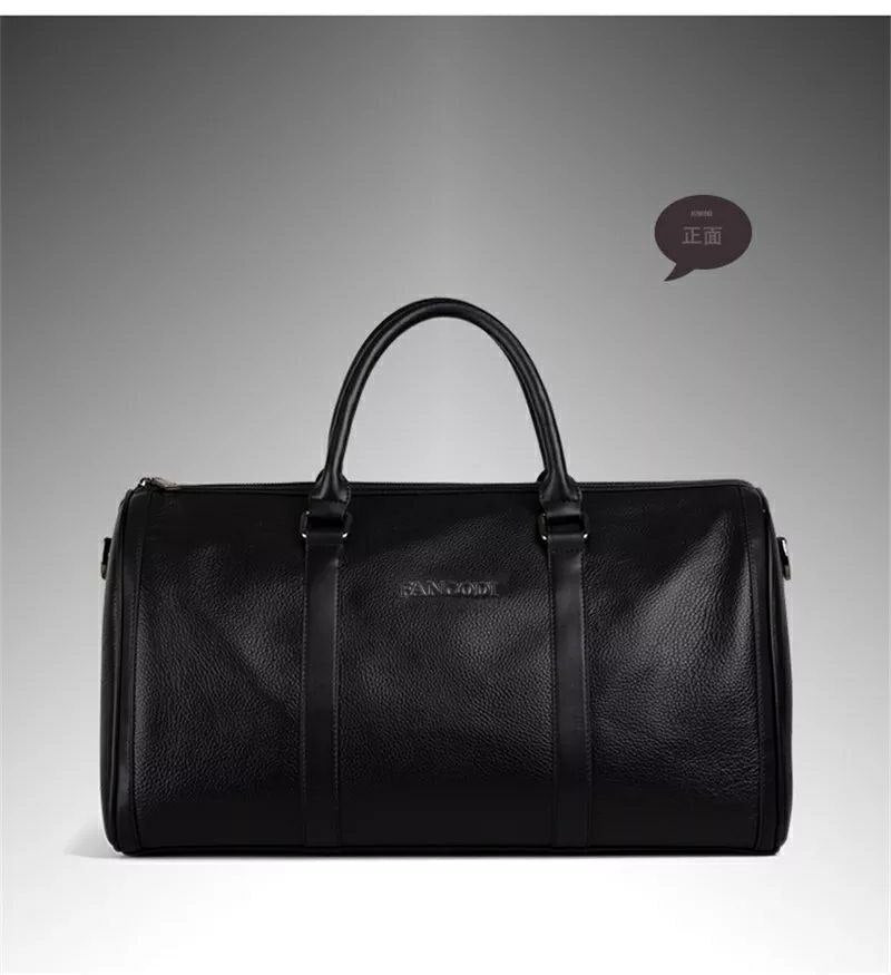 Sac de Voyage Prestigieux en Cuir Véritable - ATELIER AMBRE