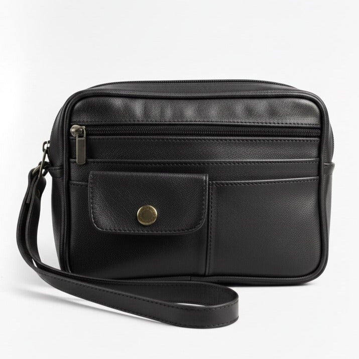 Pochette Homme Prestigieuse en Cuir Véritable - ATELIER AMBRE