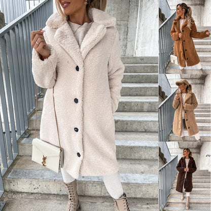 Le Manteau Teddy "Milana" - Longueur Mi-Cuisse