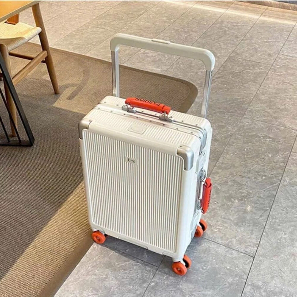 Valise Rigide de Luxe Neo-Industrial - ATELIER AMBRE