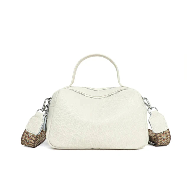 Layan - Pochette en Cuir Double Zip - Raffinement et Compacité