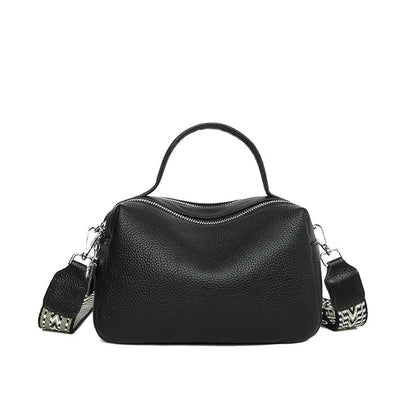Layan - Pochette en Cuir Double Zip - Raffinement et Compacité