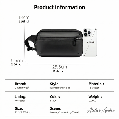 GOLDEN WOLF® | CROSSBODY ANTIVOL PREMIUM