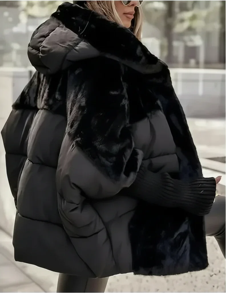 La Veste Cocon "Sasha" - Bi-Matière 