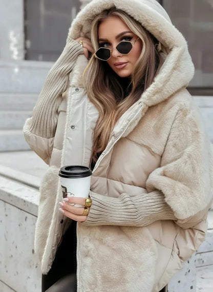 La Veste Cocon "Sasha" - Bi-Matière 