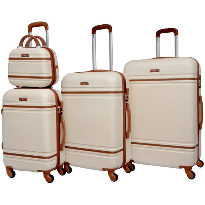 Set 4 Valises Premium & Vanity Bag TSA - ATELIER AMBRE
