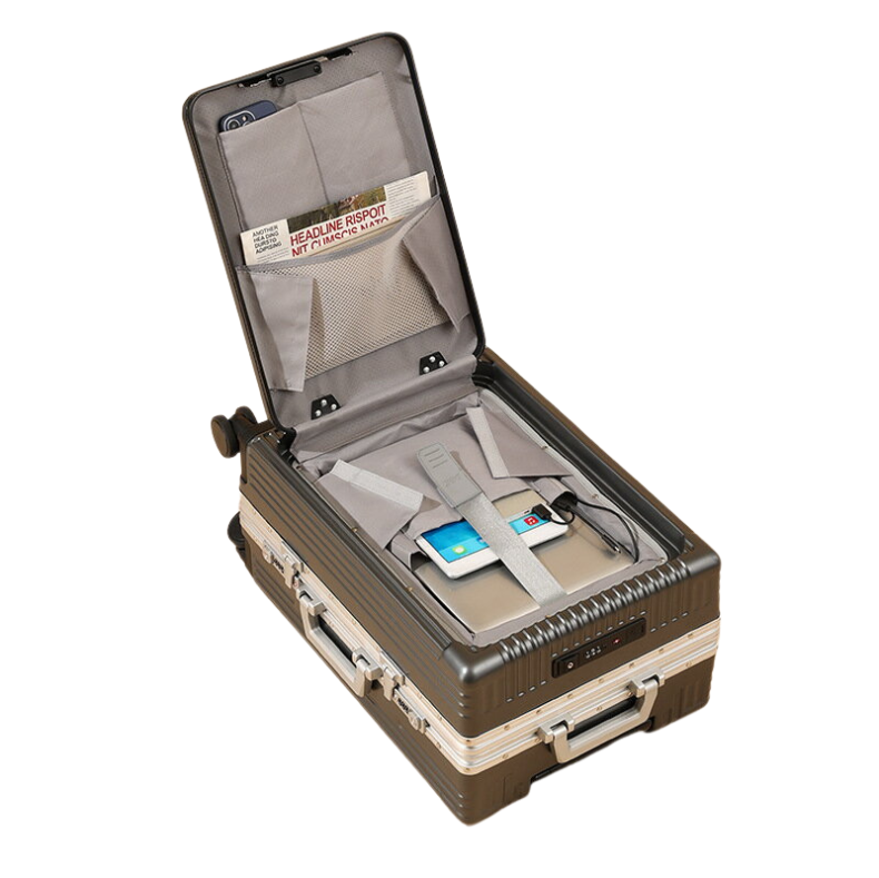 Valise Cabine 20 pouces Ouverture Frontale - ATELIER AMBRE