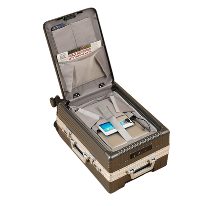 Valise Cabine 20 pouces Ouverture Frontale - ATELIER AMBRE