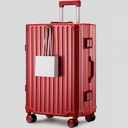Valise Rigide avec Porte-Gobelet & Cadre Aluminium - ATELIER AMBRE