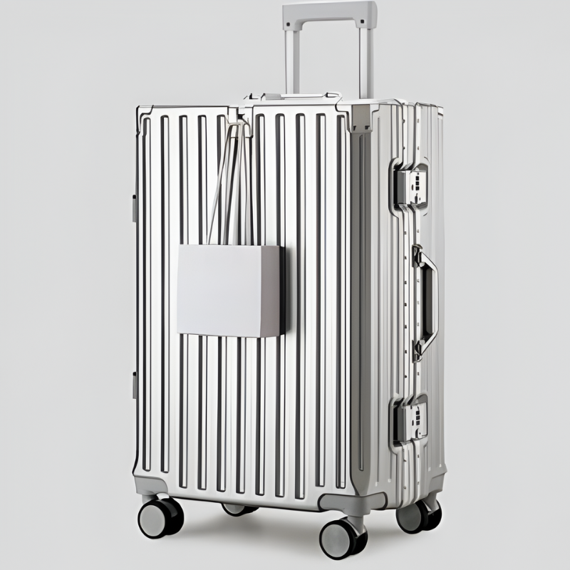 Valise Rigide avec Porte-Gobelet & Cadre Aluminium - ATELIER AMBRE