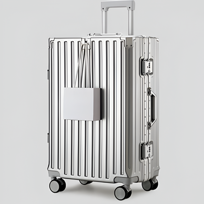 Valise Rigide avec Porte-Gobelet & Cadre Aluminium - ATELIER AMBRE