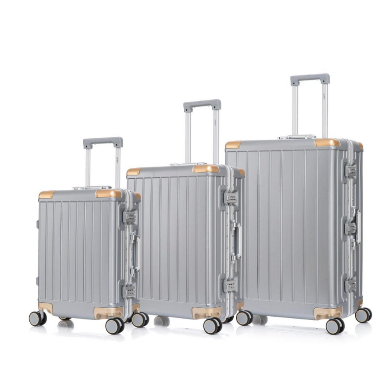 Ensemble de Valises Luxe Cadre Aluminium - ATELIER AMBRE