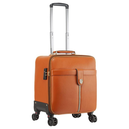 Valise Trolley Cabine en Cuir Premium - ATELIER AMBRE
