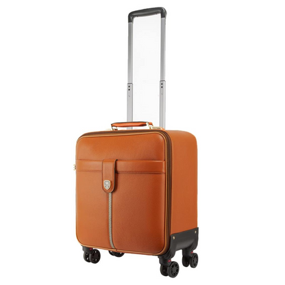 Valise Trolley Cabine en Cuir Premium - ATELIER AMBRE