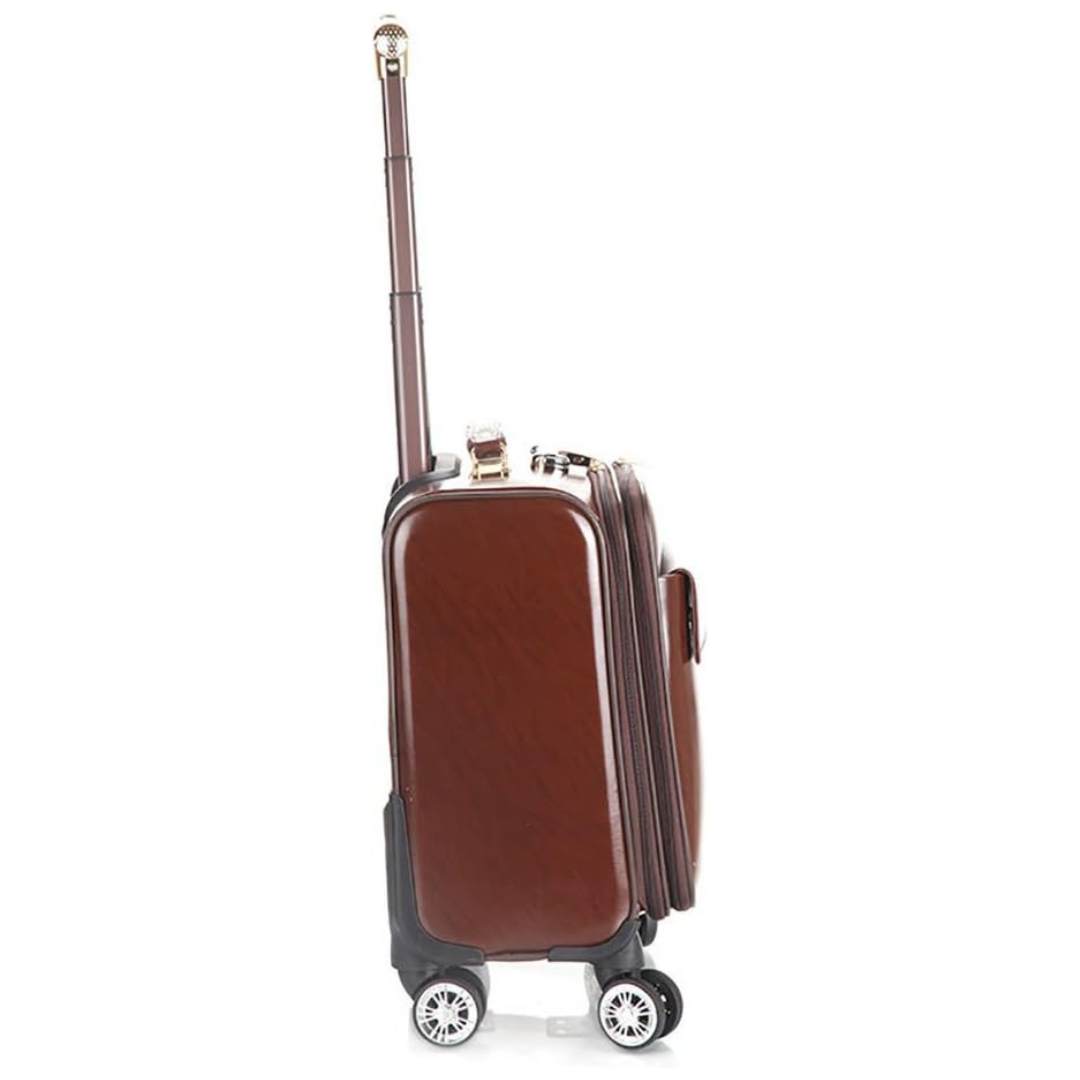 Valise Cabine d'Affaires en Cuir Premium - ATELIER AMBRE