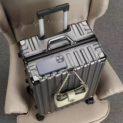 Valise Aluminium à Fermeture Centralisée - ATELIER AMBRE