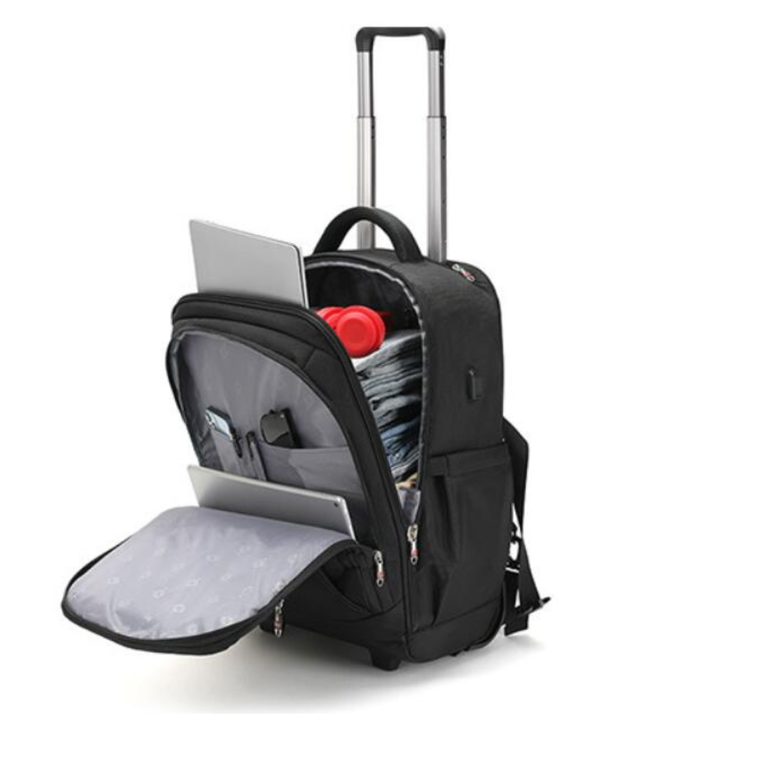 Sac à Dos à Roulettes Business & Voyage - ATELIER AMBRE