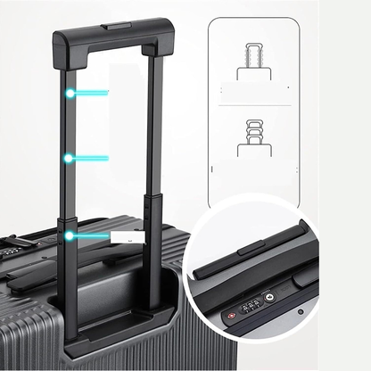 Valise Cabine Business Ouverture Frontale - ATELIER AMBRE