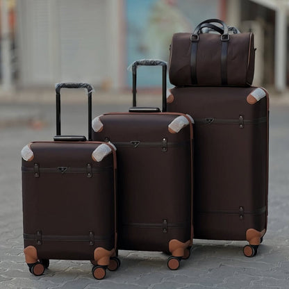 Set 5 Pièces Valises Luxe Édition Vintage - ATELIER AMBRE