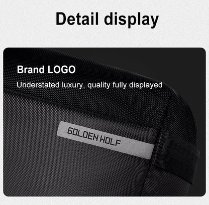 Sac Bandoulière Premium Golden Wolf GXB – Antivol & Imperméable