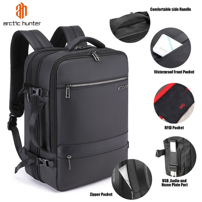 Sac à Dos Convertible Arctic Hunter - Valise Cabine - ATELIER AMBRE