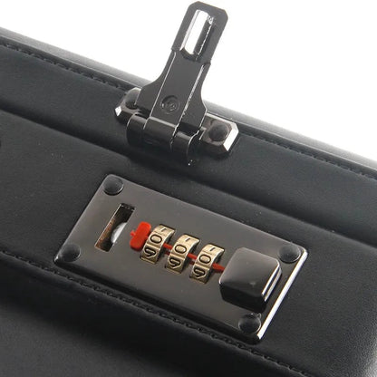 Mallette Business Premium 17 pouces en Cuir PU avec Serrure - ATELIER AMBRE