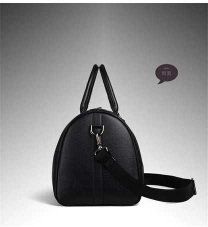 Sac de Voyage Prestigieux en Cuir Véritable - ATELIER AMBRE