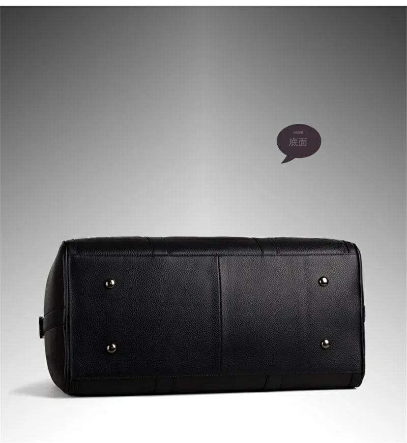 Sac de Voyage Prestigieux en Cuir Véritable - ATELIER AMBRE