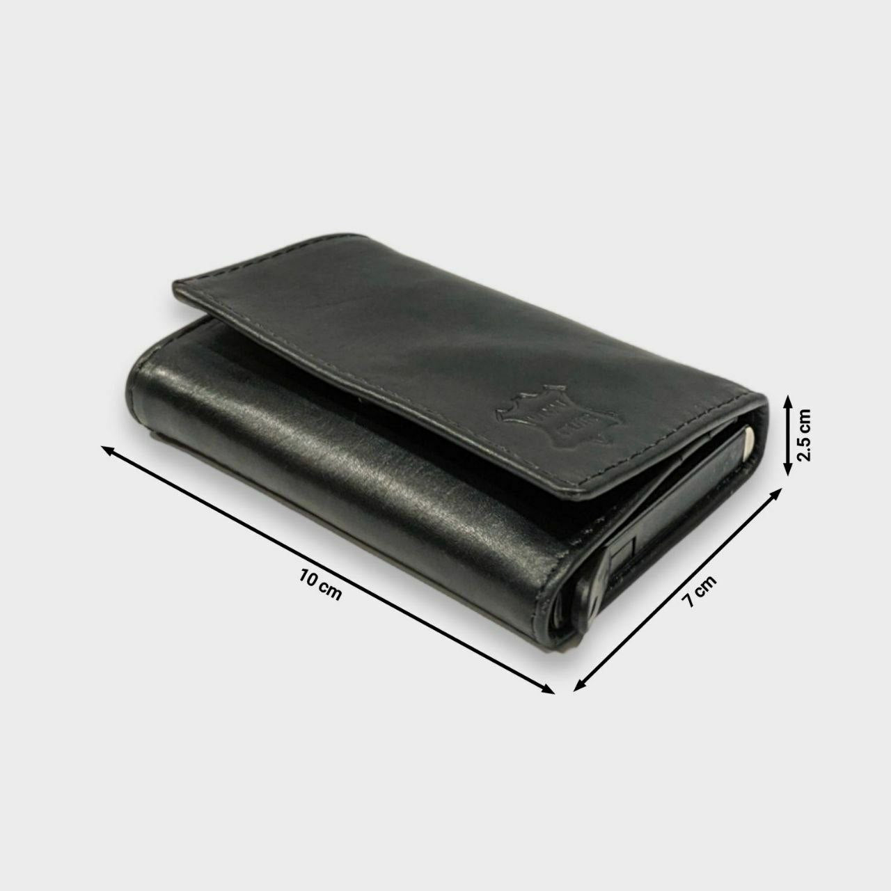 Portefeuille en Cuir Véritable avec Protection RFID - ATELIER AMBRE