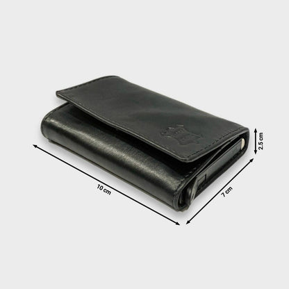 Portefeuille en Cuir Véritable avec Protection RFID - ATELIER AMBRE