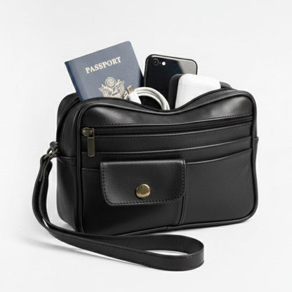 Pochette Homme Prestigieuse en Cuir Véritable - ATELIER AMBRE