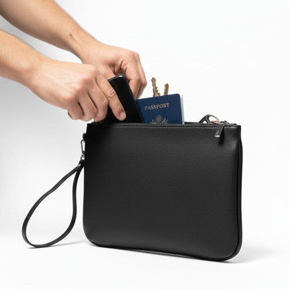 ClutchBag Homme Élégant en Semi-Cuir - ATELIER AMBRE