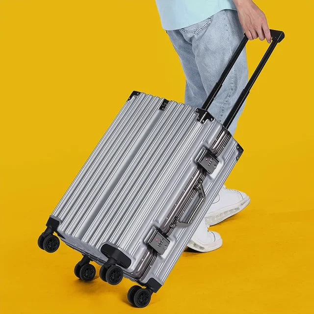 Valise Aluminium à Fermeture Centralisée - ATELIER AMBRE