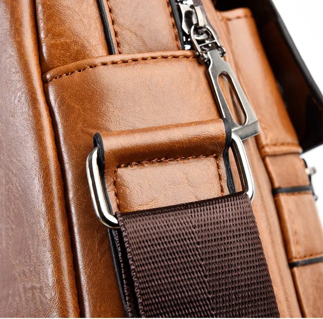 Sac Bandoulière Business Homme avec Compartiment iPad - ATELIER AMBRE