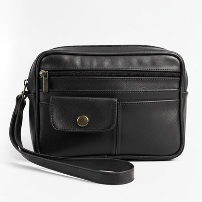 Pochette Homme Prestigieuse en Cuir Véritable - ATELIER AMBRE