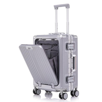 Valise Cabine 20 pouces Aluminium Port PC/USB - ATELIER AMBRE